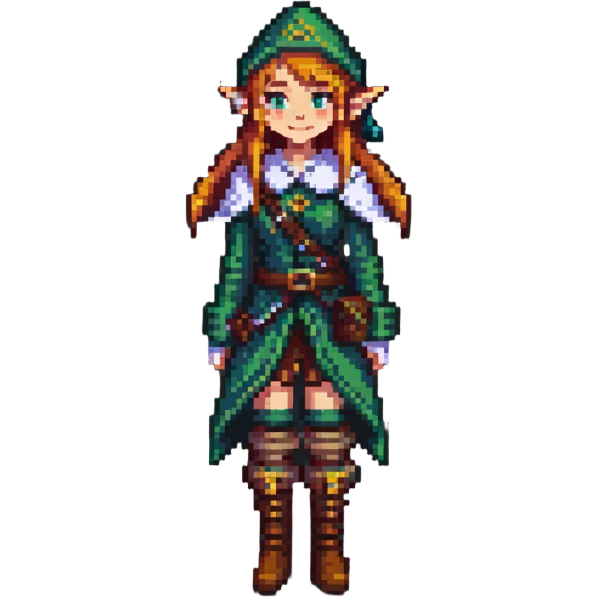 female elf adventurer emoji