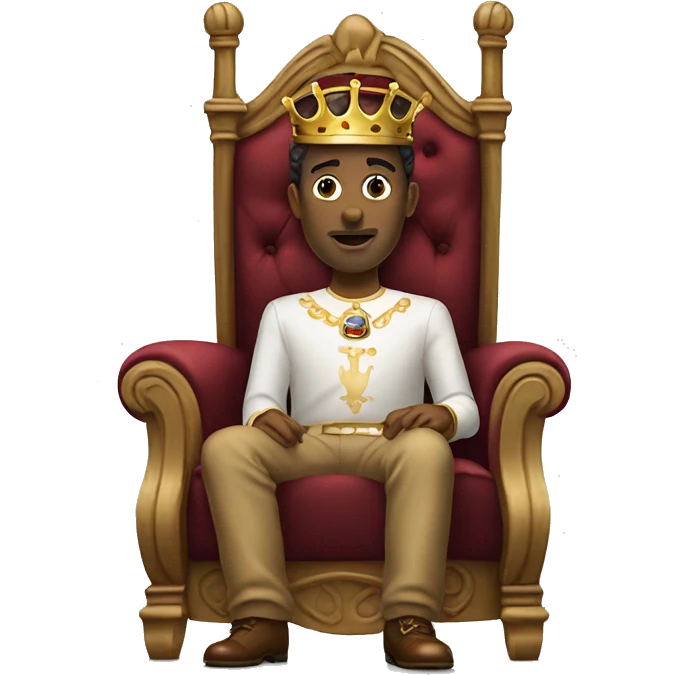 The King Dream with chair emoji