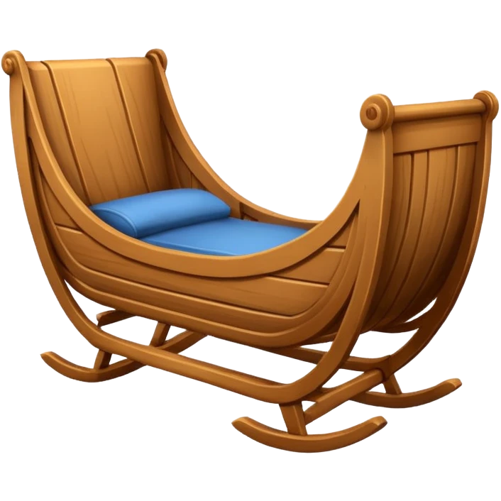 noel wood cradle emoji