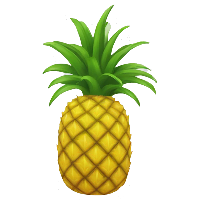 Upside down pineapple emoji