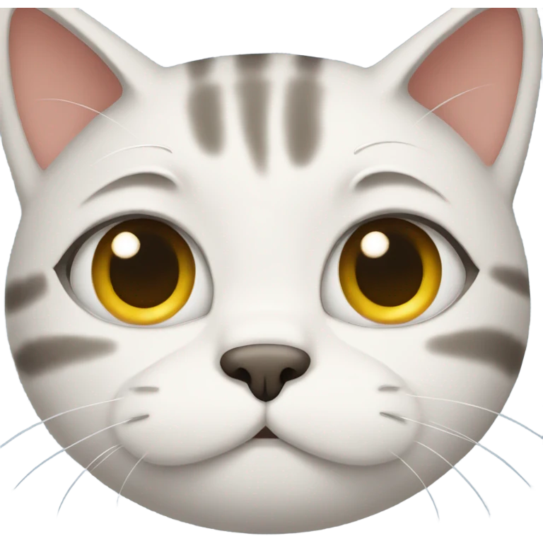 Embarrassed cat emoji