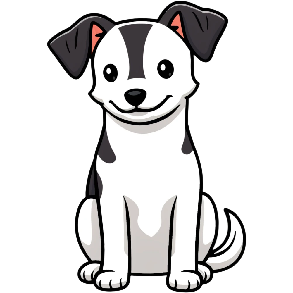 a dog emoji