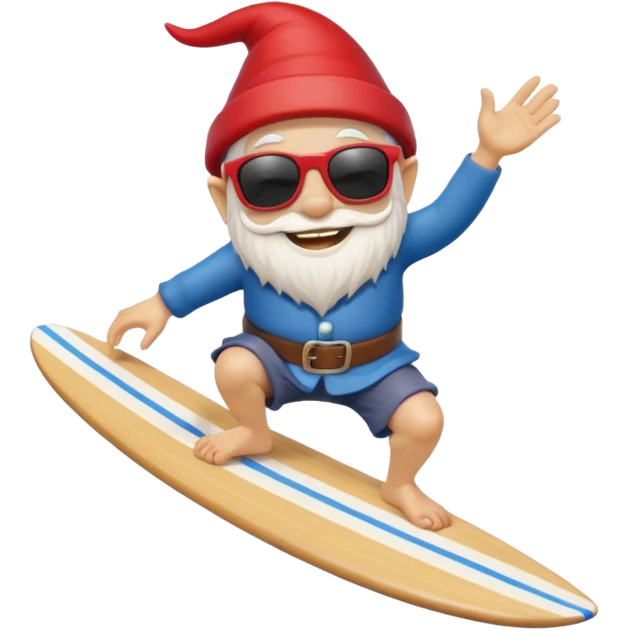 gnome surfing emoji