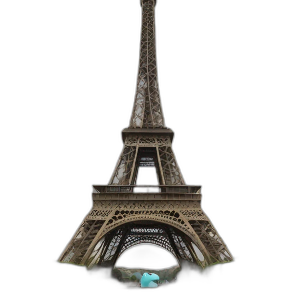 Chat sur la Tour Eiffel  emoji