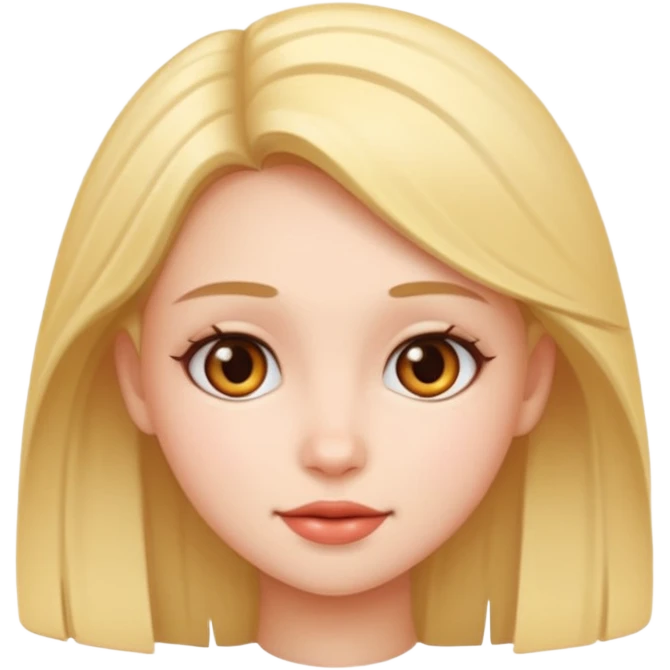 Cute girl emoji