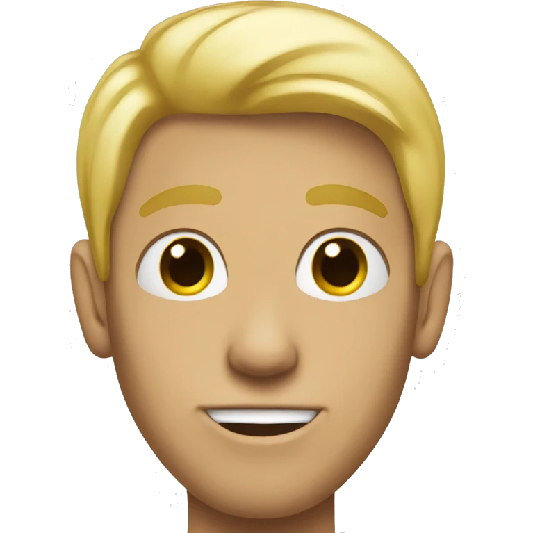 Tall blonde skinny guy with piercings emoji