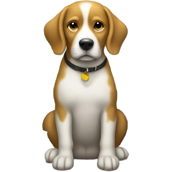 Dog with stacks of money emoji