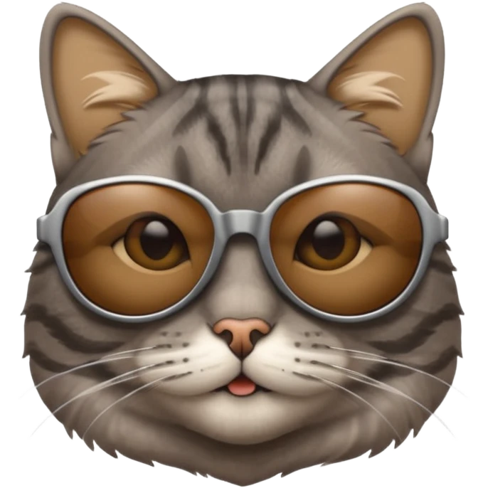 Cat wearing sunglasses emoji