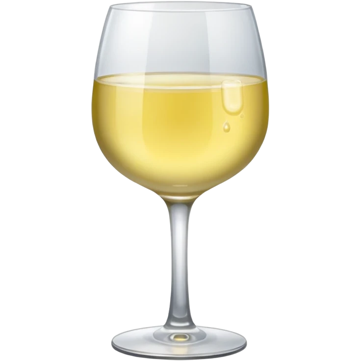 a glass of white wine emoji