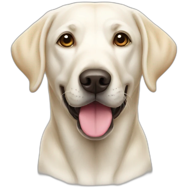 two White Labrador emoji