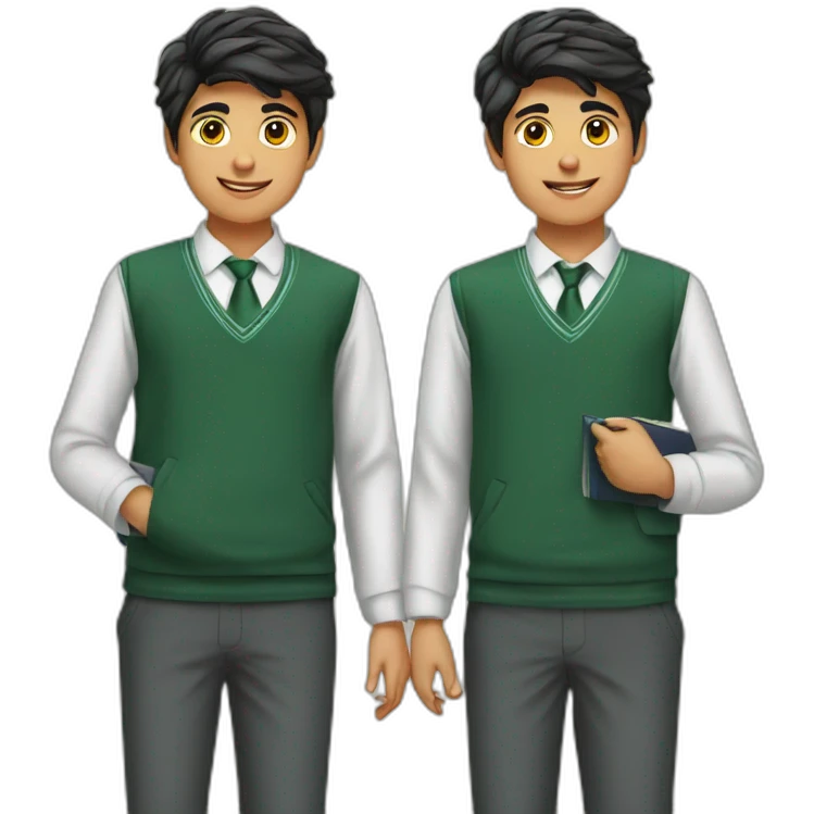 School students of pakistan boys emoji