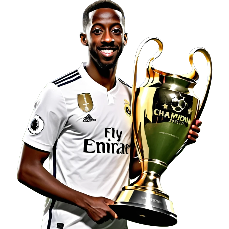 Dembele with the champions league  emoji