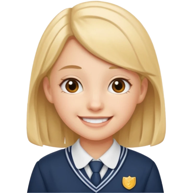 دختر بچه مدرسه emoji