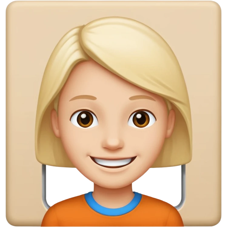 A white wall and face has this emoji :) emoji