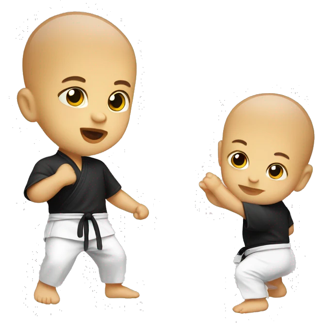 Baby makes Wing Chun emoji