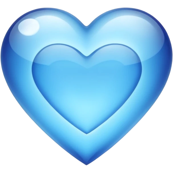 Crystal blue heart
 emoji