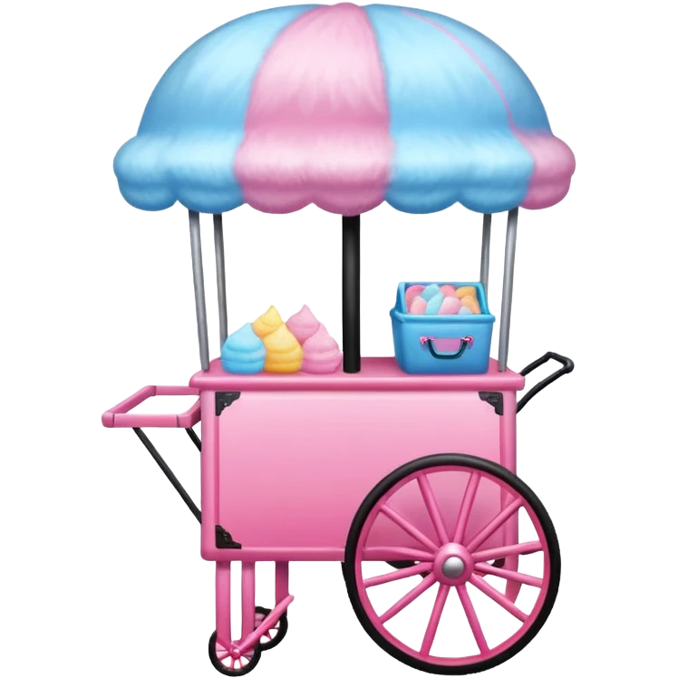 Cotton Candy cart
 emoji