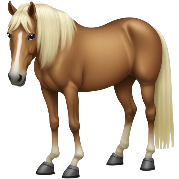 Horse in heels emoji