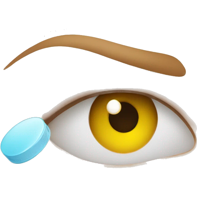 prescription contact lens case emoji