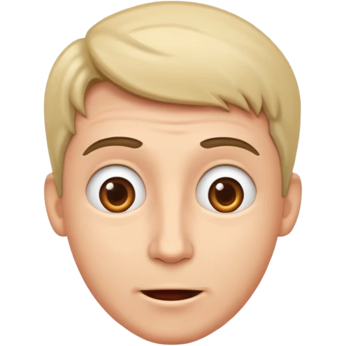 приятно удивленный мужчина  emoji