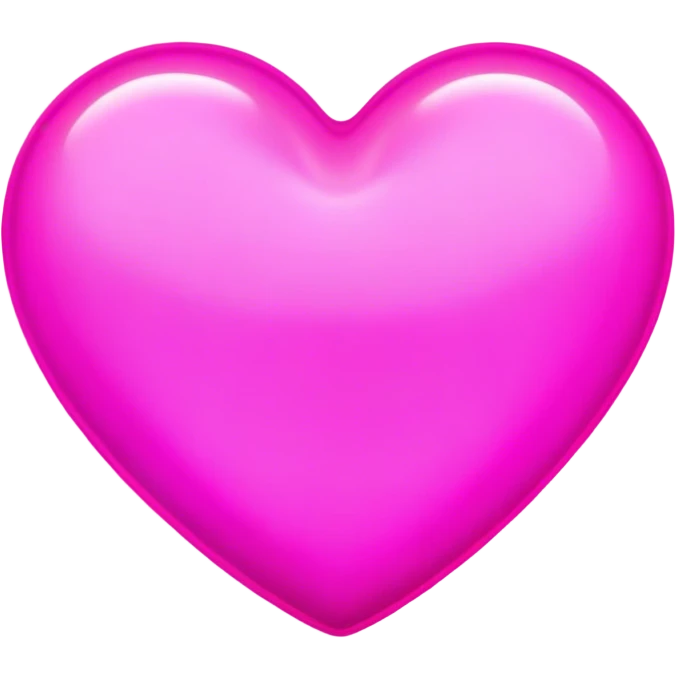 Neon heart  emoji