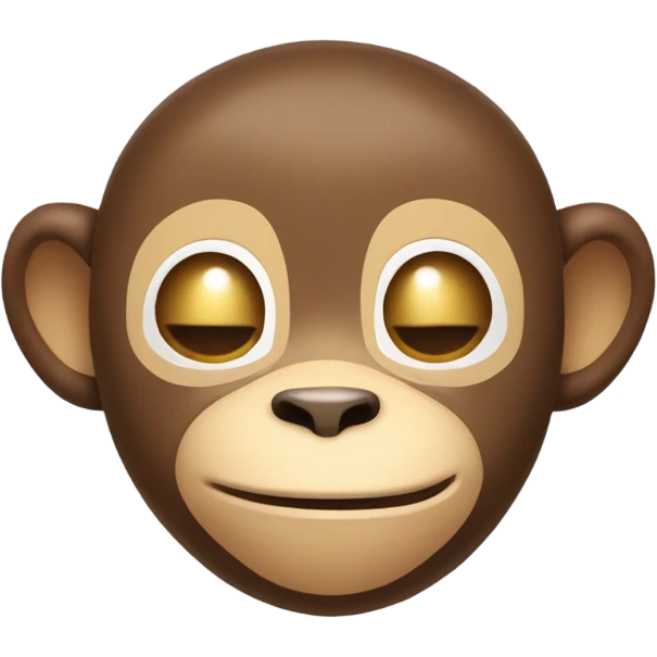 cute monkey dreaming emoji
