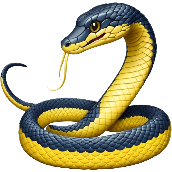 water cobra snake emoji