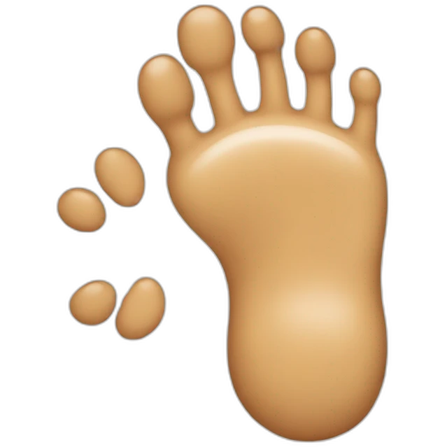 Foot emoji