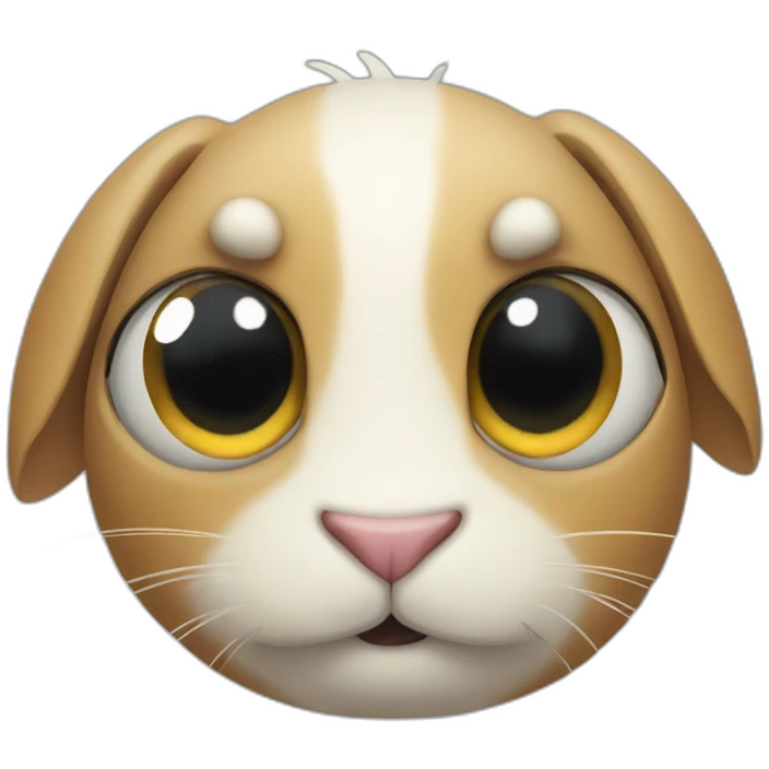 Fisheye rabbit face emoji