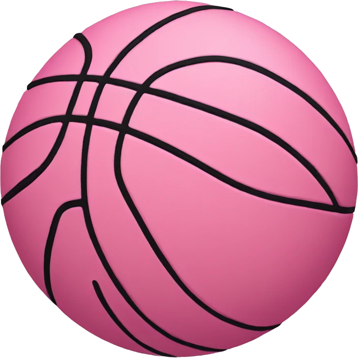 Pink basketball  emoji
