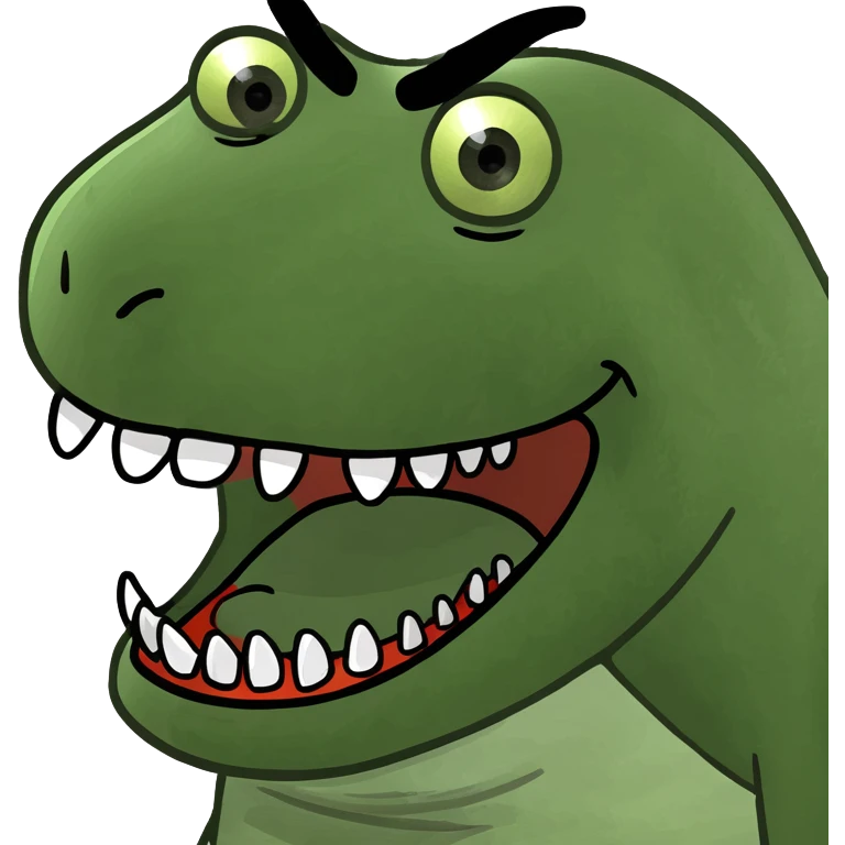 Hillbilly with long teeth emoji