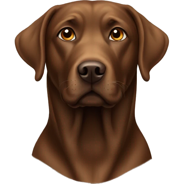 Brown labrador emoji