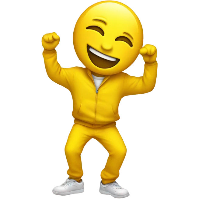 yellow emoji dabbing emoji