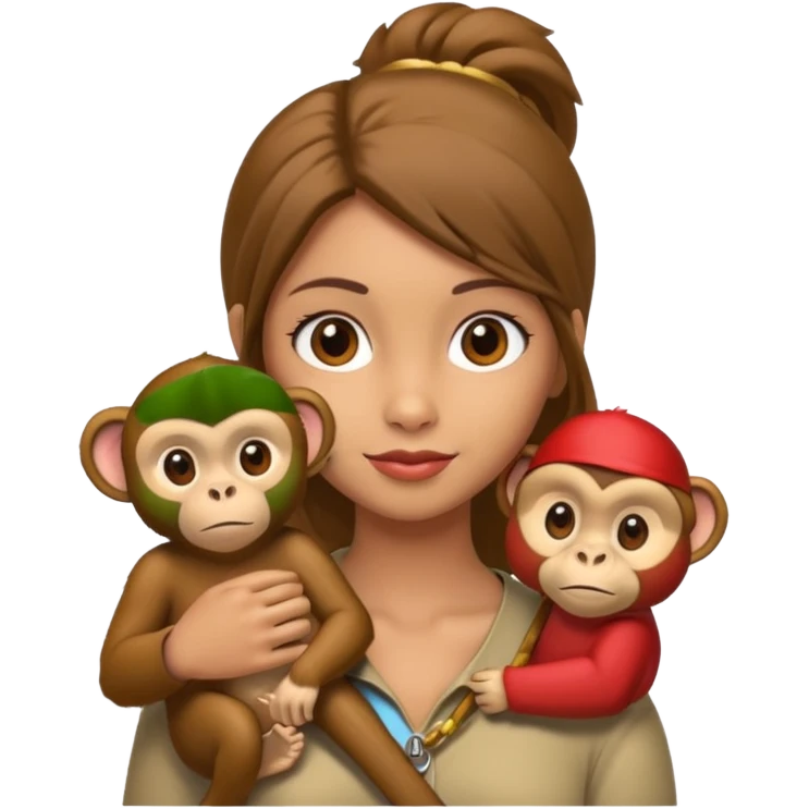 girl monkey emoji