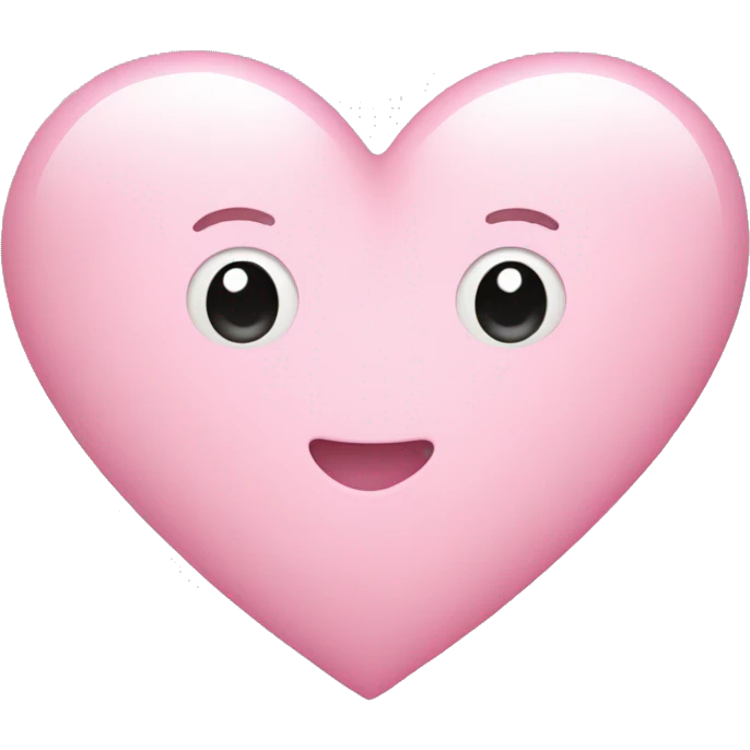 Light pink heart  emoji
