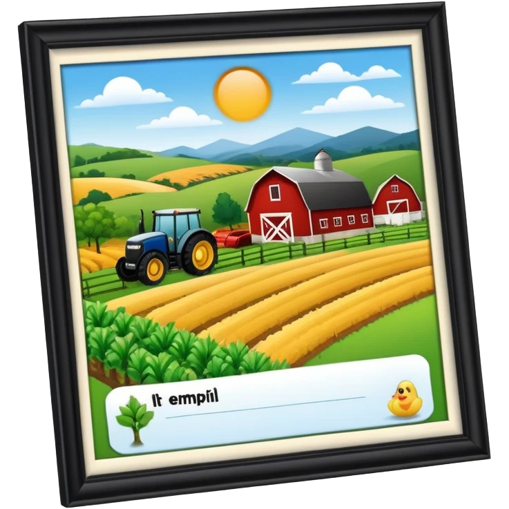 farm in id card emoji