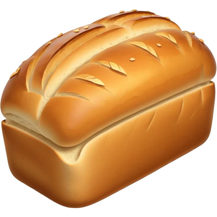 fresh baked loaf of bread emoji
