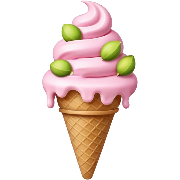 Pink Ice corram pistachio emoji