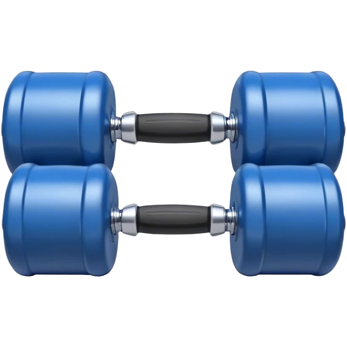  Blue dumbbells emoji