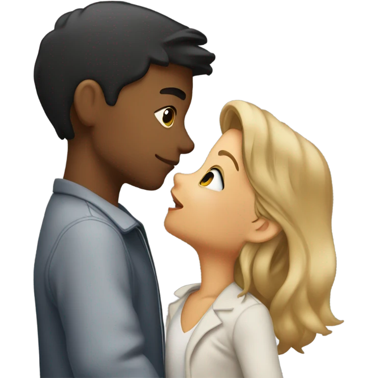 Lexi kissing jackson emoji