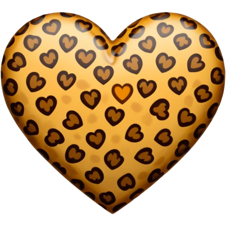 corazón animalprint emoji