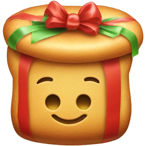 Food with bow on it emoji