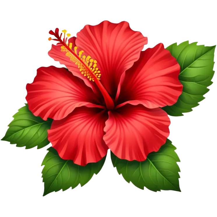 hibiscus flower emoji