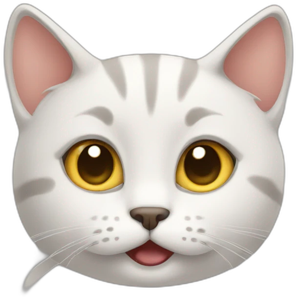 Cat doing emoji reactions  emoji