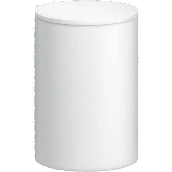 white Cylinder full closed emoji