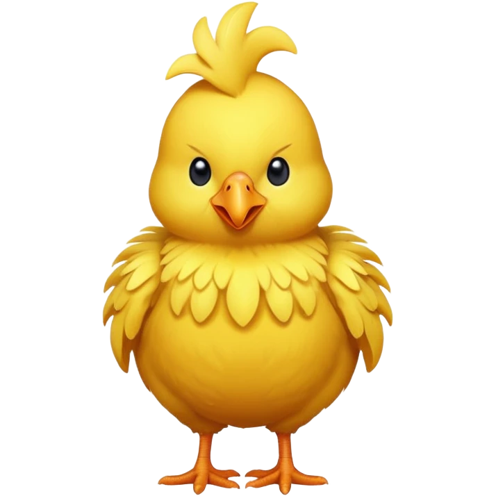 Yellow chicken  emoji