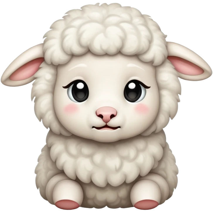 Lamb sad crying emoji
