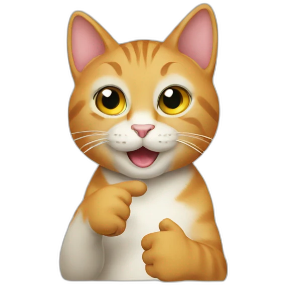 cat thumbs up emoji