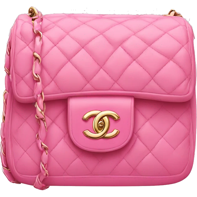 Pink Chanel bag emoji