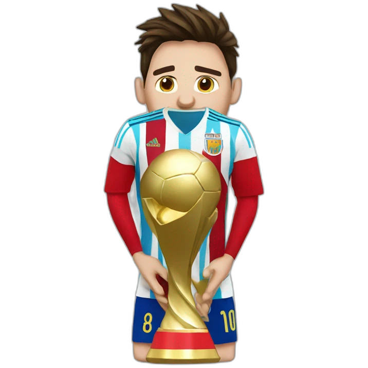 messi world cup emoji